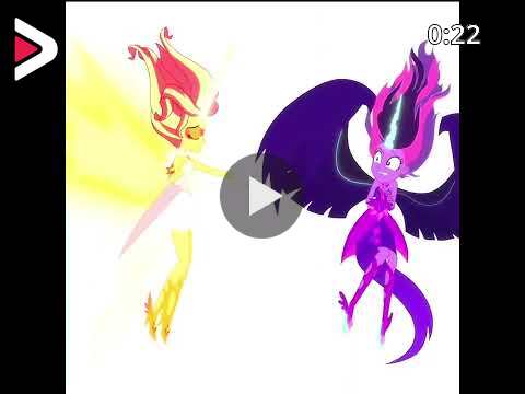 Equestriagirls Sunset Shimmer And Twilight Sparkle Edit Dideo