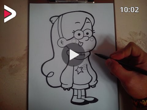Como Dibujar A Mabel Gravity Falls How To Draw Mabel Gravity