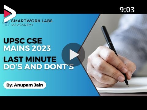 Upsc Cse Mains Last Minute Tips For Upsc Mains Exam Dos And