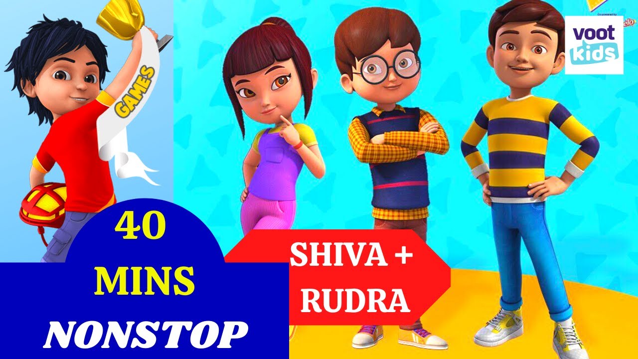 Shiva + Rudra | 40 Minutes Non-Stop | Cartoon Videos For Kids | Voot Kids  دیدئو dideo