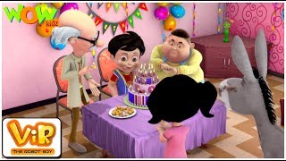 Vir The Robot Boy | Hindi Cartoon For Kids | Vir ka birthday | Animated  Series| Wow Kidz دیدئو dideo