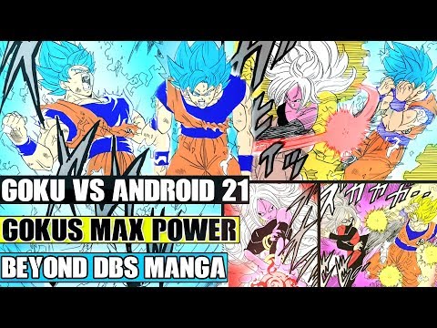 Beyond Dragon Ball Super: Ultra Instinct Goku Vs Android 21! Kaioken Blue  Goku Loses! دیدئو dideo