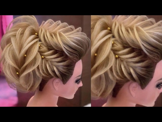 Jura design Collection / bun hairstyle for wedding / jura hairstyle for  party دیدئو dideo