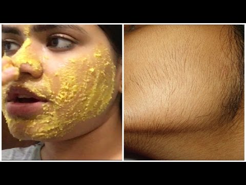 How to remove facial hair naturally at home | SimpleTips Anwesha دیدئو dideo