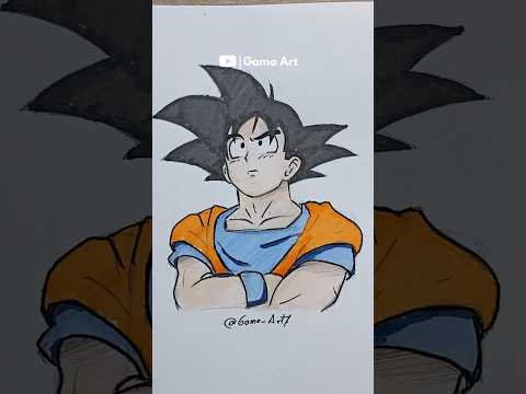 Cómo dibujar a Goku muy fácil ???? دیدئو dideo