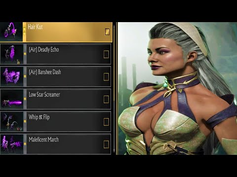 Mk11 - Sindel Abilities Showcase And Combos دیدئو dideo