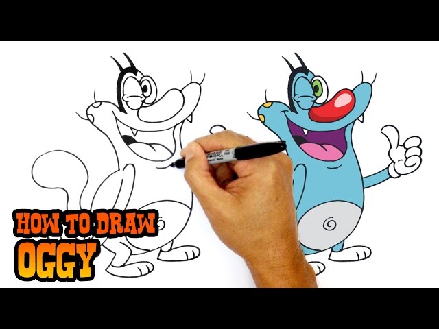 How to Draw Oggy | Oggy and the Cockroaches دیدئو dideo