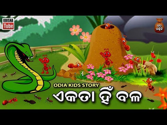 ଏକତା ହିଁ ବଳ | Odia Children Story | Educational Video | Odisha Tube دیدئو  dideo