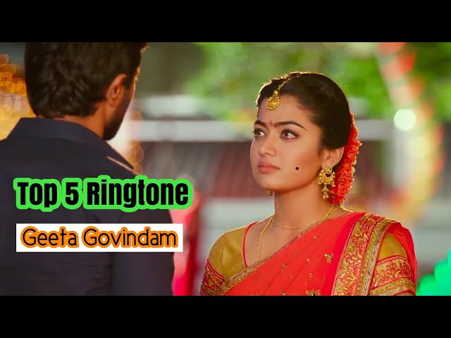Top 5 Geeta Govindam Lovely Ringtone || All Lovely Ringtone Of Movie Geeta  Govindam دیدئو dideo