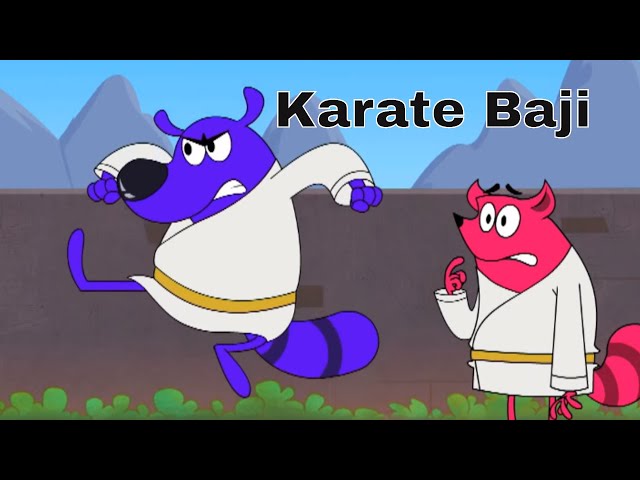 Karate Baji Ep 13 Pyaar Mohabbat Happy Lucky Indian Cartoon Show Zee Kids  دیدئو dideo