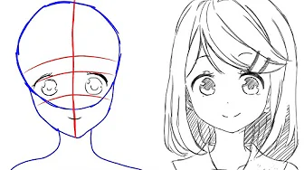 Cómo dibujar Rostro Anime ibispaint Tutorial دیدئو dideo