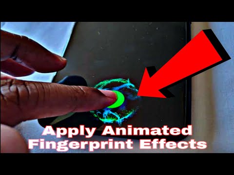 How to Change Fingerprint Animation #Samsung A50, A30, A70, S10, Note10  دیدئو dideo