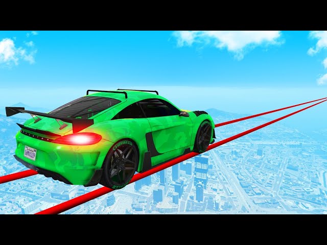 IMPOSSIBLE* PARKOUR RACE CHALLENGE! (GTA 5 Funny Moments) دیدئو dideo