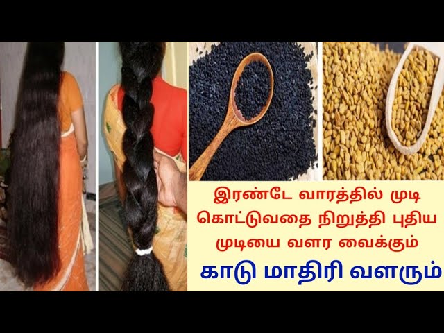 கேரளா பெண்களின் கூந்தல் ரகசியம்/Fasthair growth in tamil/home remedy for  long hair,quick hair growth دیدئو dideo