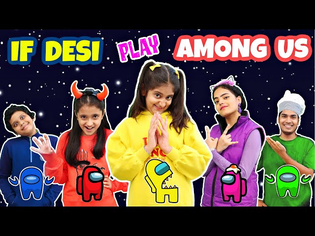 Desi AMONG US Game in REAL Life | MyMissAnand دیدئو dideo