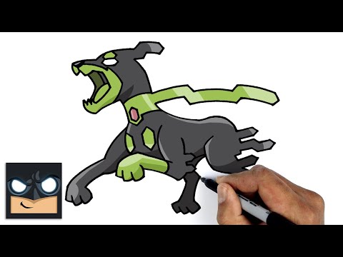 How To Draw Pokemon | Zygarde 10% Form دیدئو dideo