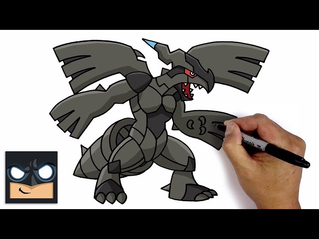 How To Draw Zekrom | Pokemon دیدئو dideo