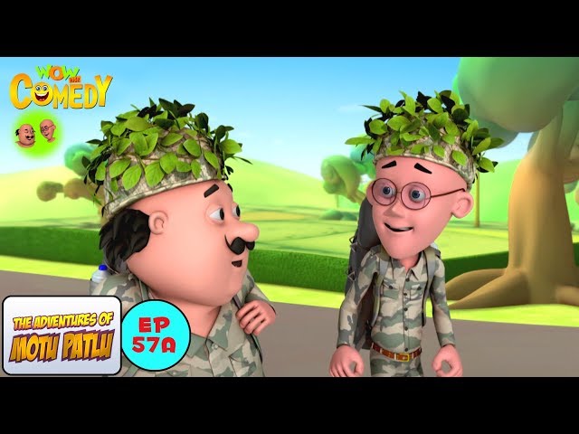 Fauji Uncle - Motu Patlu in Hindi - 3D Animated cartoon series for kids -  As on Nickelodeon دیدئو dideo