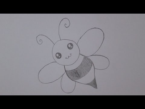 Cómo dibujar una abeja دیدئو dideo