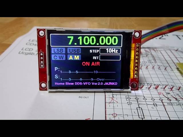 JA2NKD's Arduino controlled AD9850 DDS VFO － JH8SST/7 دیدئو dideo