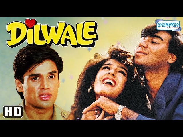 Dilwale HD Ajay Devgn Sunil Shetty Raveena Tandon Hindi Full Movie دیدئو  dideo