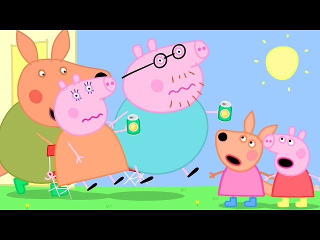 Kylie Kangaroo Visits Peppa Pig 🇦🇺 Peppa Pig Australia Special | Family  Kids Cartoon دیدئو dideo