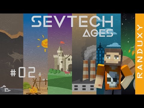 SevTech - Ep.02 - have fire sticks and fire pit! دیدئو dideo