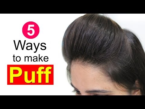 5 Easy Puff Hairstyles | How to Make Perfect Puff Hairstyle | Quick  Hairstyles for Medium Thin Hair دیدئو dideo
