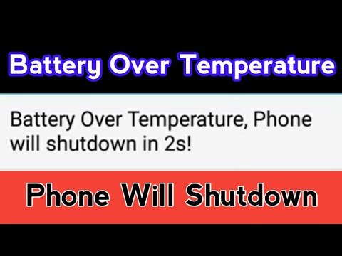 Battery over temperature phone will shutdown | in 5 Sec 1000% solve this  problem دیدئو dideo