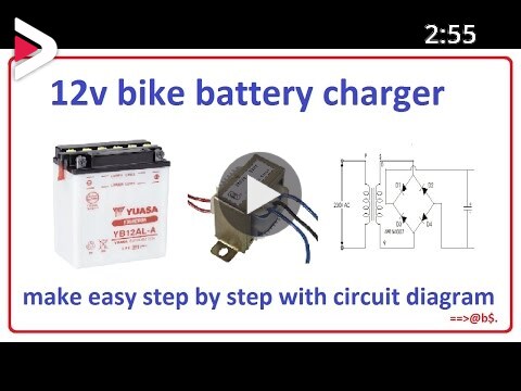 How To Make 12v Bike Battery Charger