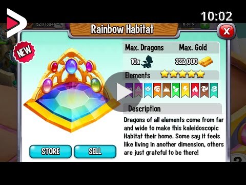 how to get rainbow habitat dragon city 2022