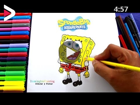 How to draw SPONGEBOB Squarepants | Cómo dibujar a Bob Esponja fácil (paso  a paso) دیدئو dideo