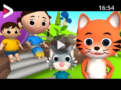 बिल्ली मौसी - Billi Mausi Billi Mausi - Hindi Rhymes | Cartoon Animated  Nursery Rhymes for Children دیدئو dideo