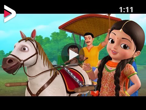Chal Chal Gurrapu Baṇḍi - Horse Cart Song | Telugu Rhymes for Children |  Infobells دیدئو dideo