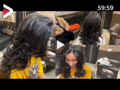 How to advanced step with layer hair cut/multi layer hair cut ￼step by step  cut tutorial 4 Beginner دیدئو dideo