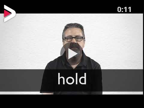 how to pronounce hold