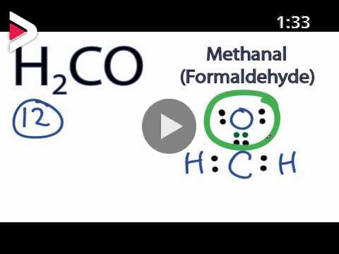 H2CO Lewis Structure: How to Draw the Lewis Structure for H2CO دیدئو dideo