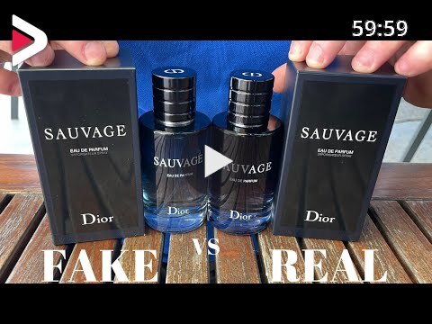 Fake vs Real Dior Sauvage Eau De Parfum 100 ML دیدئو dideo